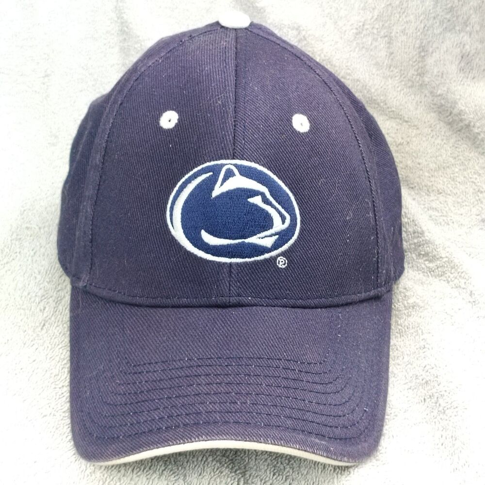 Penn State Nittany Lions Hat Signatures Baseball Cap Men's Adjustable Navy